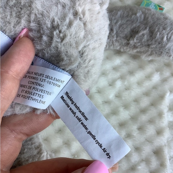 Mary Meyer Taggies Grey Sloth Stuffed Animal Plush Learning Toy - Picture 10 of 12